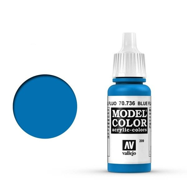 Farba Akrylowa Blue Fluo 